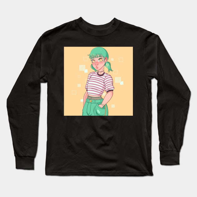 Mint Long Sleeve T-Shirt by PeppermintKamz